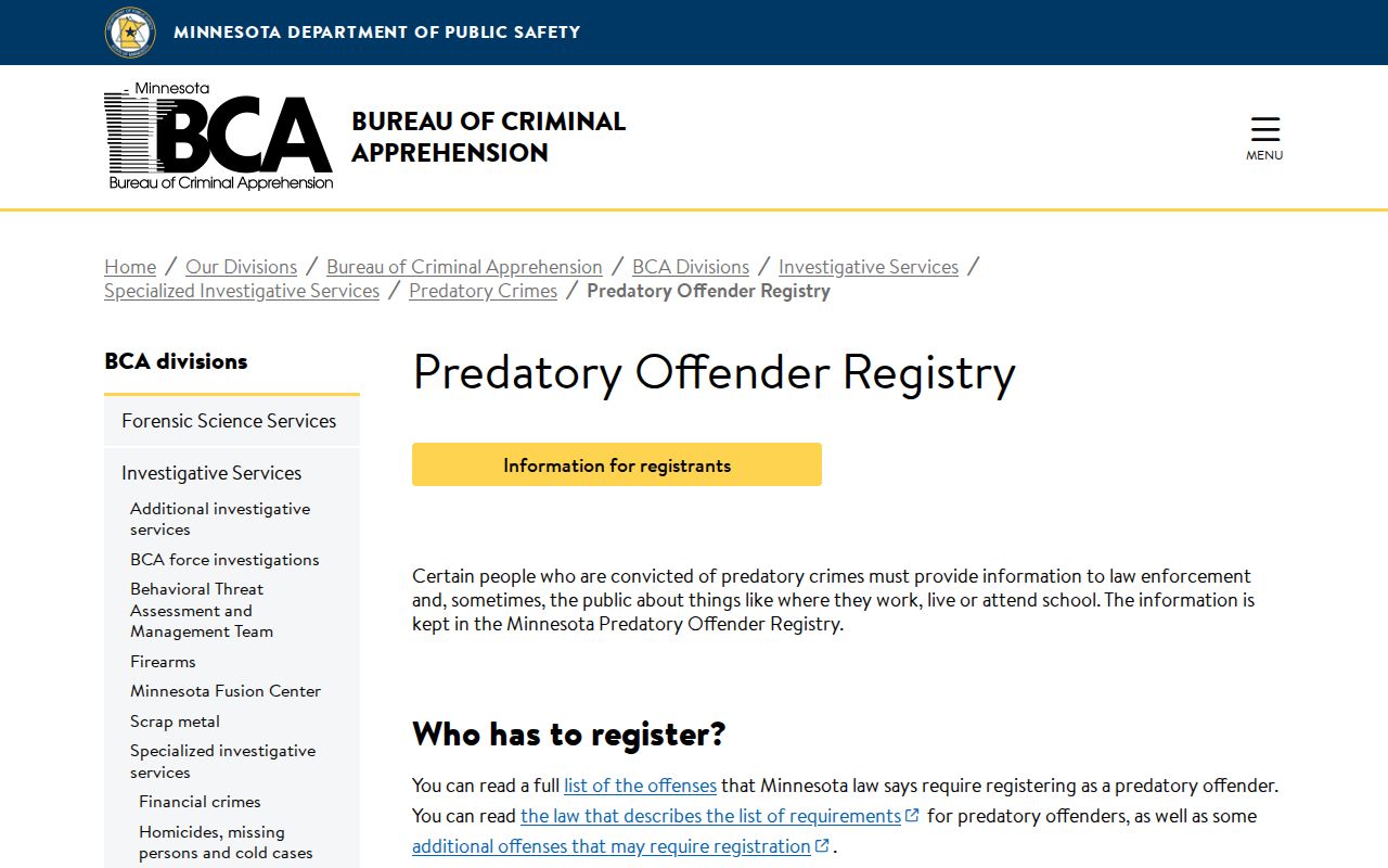 Prior Lake neighbors view of Minnesota BCA public-information limits for predatory-offender notices