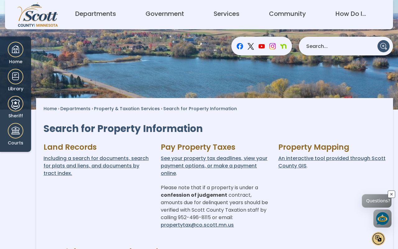 Prior Lake street directory property-information address and PID search